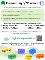 Community of Practice (for Teachers interested in promoting Irish in their Primary School) 